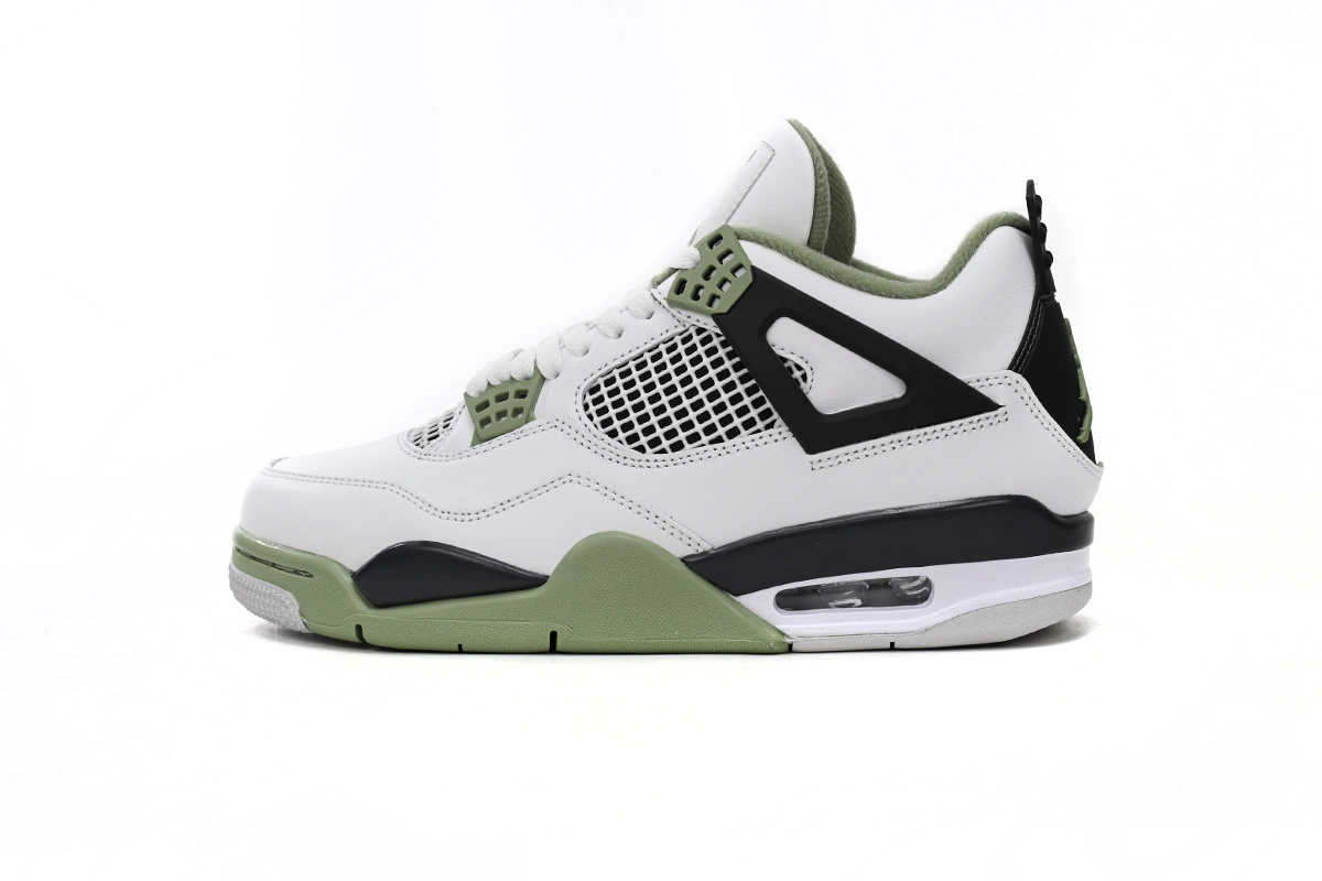 Bstsneaker- Air Jordan 4 Seafoam WMNS Oil Green AQ9129-103  