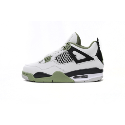 Bstsneaker- Air Jordan 4 Seafoam WMNS Oil Green AQ9129-103   01