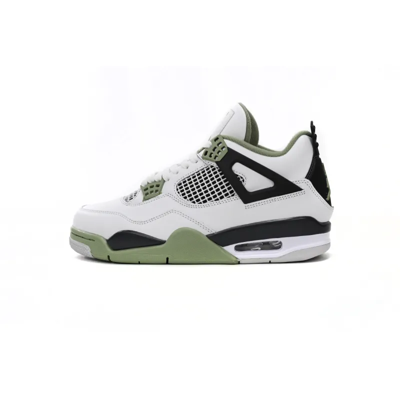Bstsneaker- Air Jordan 4 Seafoam WMNS Oil Green AQ9129-103  