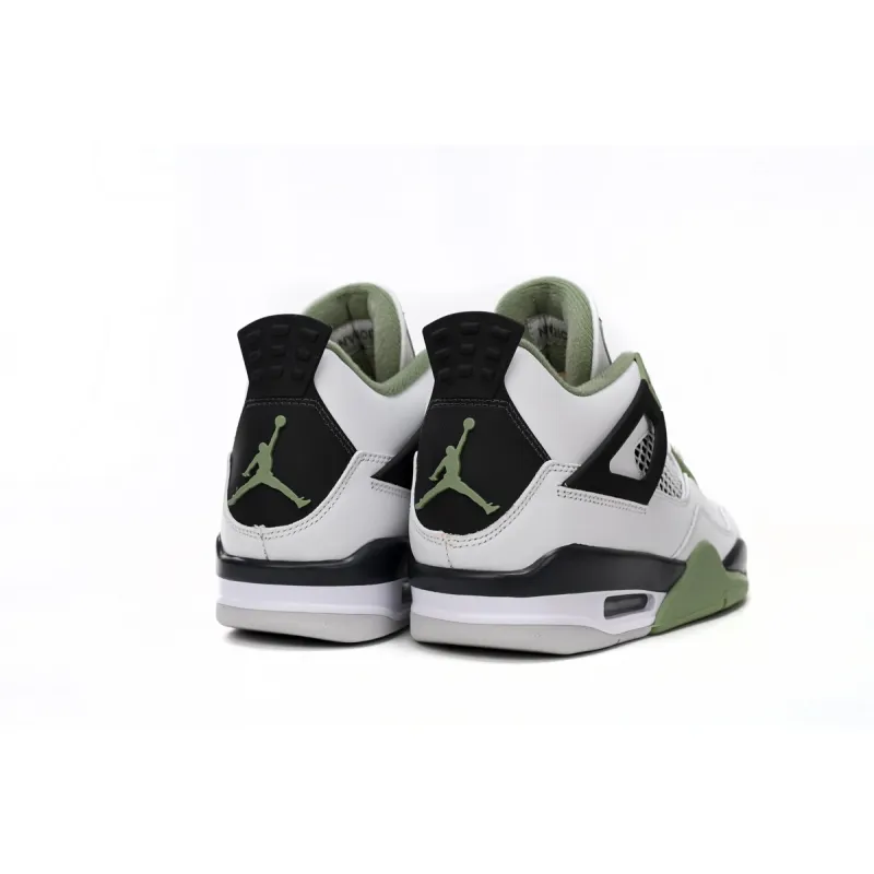 Bstsneaker- Air Jordan 4 Seafoam WMNS Oil Green AQ9129-103  