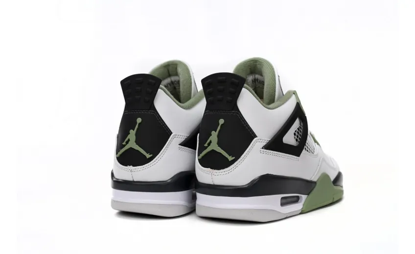 Bstsneaker- Air Jordan 4 Seafoam WMNS Oil Green AQ9129-103  