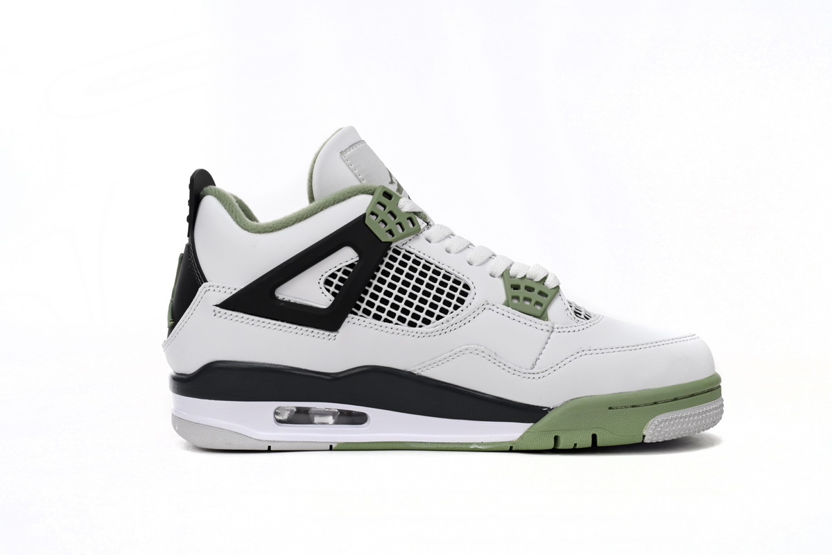 Bstsneaker- Air Jordan 4 Seafoam WMNS Oil Green AQ9129-103  