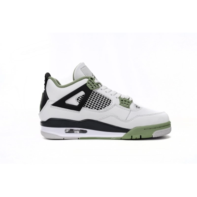 Bstsneaker- Air Jordan 4 Seafoam WMNS Oil Green AQ9129-103   02