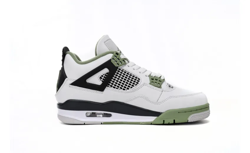 Bstsneaker- Air Jordan 4 Seafoam WMNS Oil Green AQ9129-103  