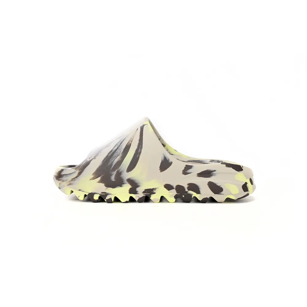 Bstsneaker-Adidas Yeezy Slide Enflame Oil Painting Ink Yellow FZ5899