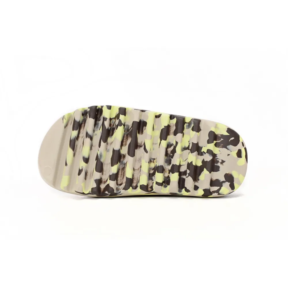 Bstsneaker-Adidas Yeezy Slide Enflame Oil Painting Ink Yellow FZ5899
