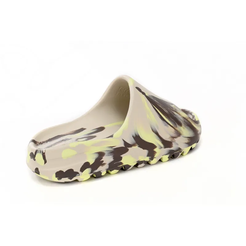 Bstsneaker-Adidas Yeezy Slide Enflame Oil Painting Ink Yellow FZ5899