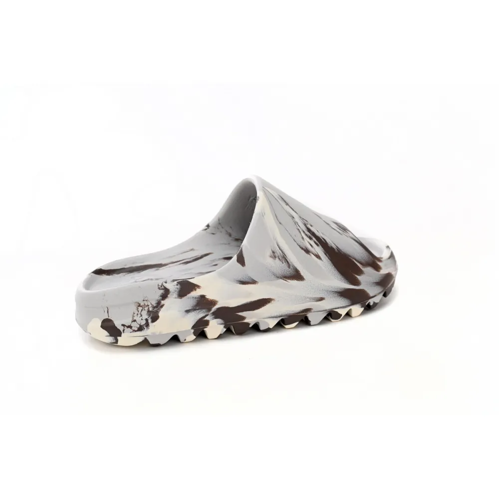 Bstsneaker-Adidas Yeezy Slide Enflame Oil Painting White Grey GZ5553