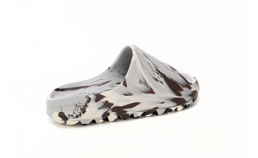 Bstsneaker-Adidas Yeezy Slide Enflame Oil Painting White Grey GZ5553