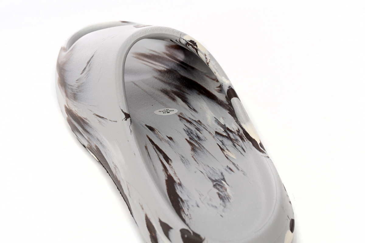 Bstsneaker-Adidas Yeezy Slide Enflame Oil Painting White Grey GZ5553