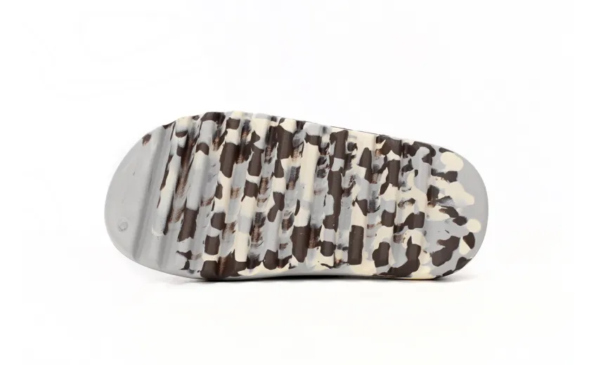 Bstsneaker-Adidas Yeezy Slide Enflame Oil Painting White Grey GZ5553