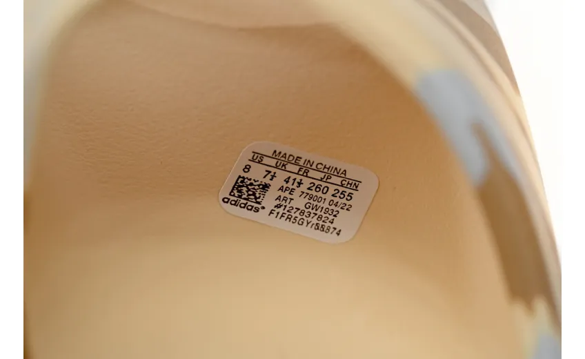 Bstsneaker-Adidas Yeezy Slide Enflame Oil Painting White Yellow GW1932