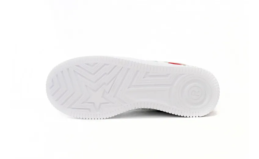 Bstsneaker-{Special Sale} Bapesta A Bathing Ape Bape Sta Low Red White Green 1180-191-004