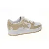 Bstsneaker-{Special Sale} Bapesta A Bathing Ape Bape Sta Low White Brown Mirror Surface 1170 191 022