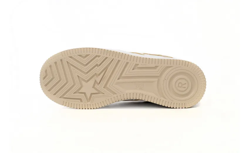 Bstsneaker-{Special Sale} Bapesta A Bathing Ape Bape Sta Low White Brown Mirror Surface 1170 191 022