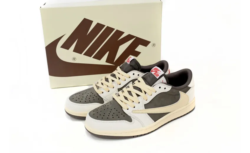 Bstsneaker- Travis Scott x Air Jordan 1 Low Reverse Mocha DM7866-162 