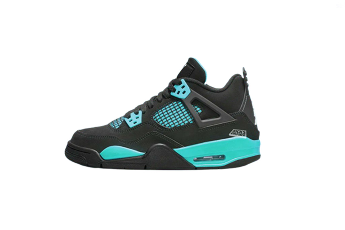Bstsneaker-Air Jordan 4 Black Tiffany Green BQ7669-132