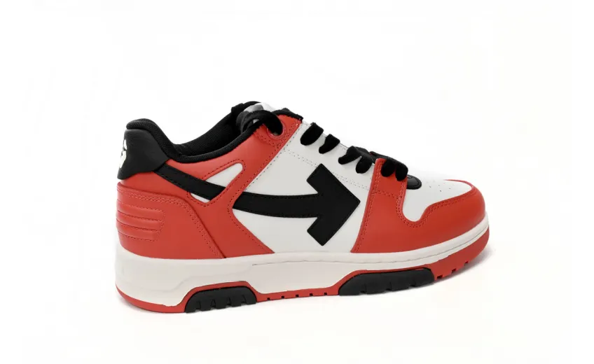 Bstsneaker-OFF-WHITE Out Of Office White, red, and Black OMIA189 C99LEA00 12510