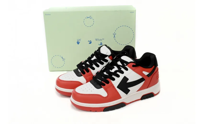 Bstsneaker-OFF-WHITE Out Of Office White, red, and Black OMIA189 C99LEA00 12510