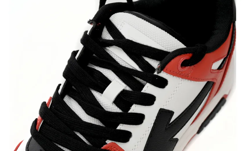 Bstsneaker-OFF-WHITE Out Of Office White, red, and Black OMIA189 C99LEA00 12510