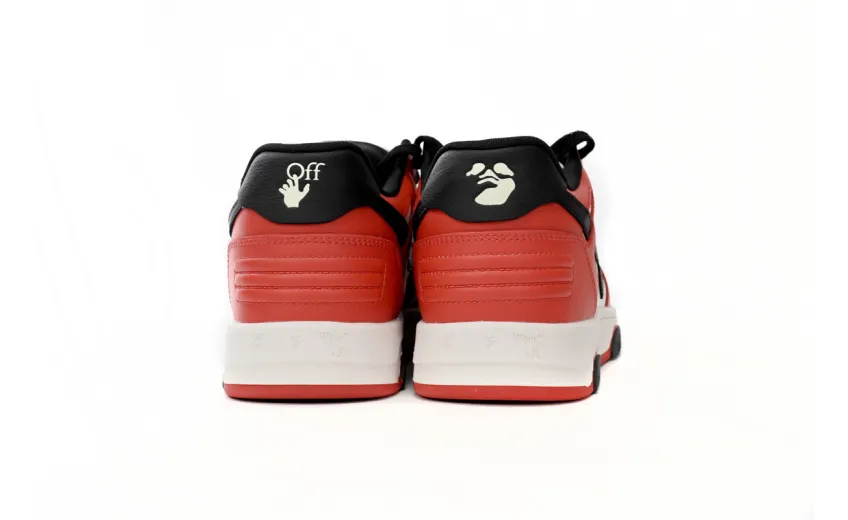 Bstsneaker-OFF-WHITE Out Of Office White, red, and Black OMIA189 C99LEA00 12510