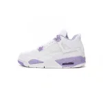Air Jordan 4 White Purple CT8527-115