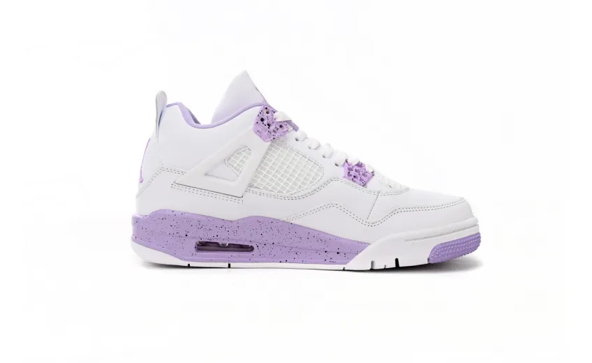Air Jordan 4 White Purple CT8527-115