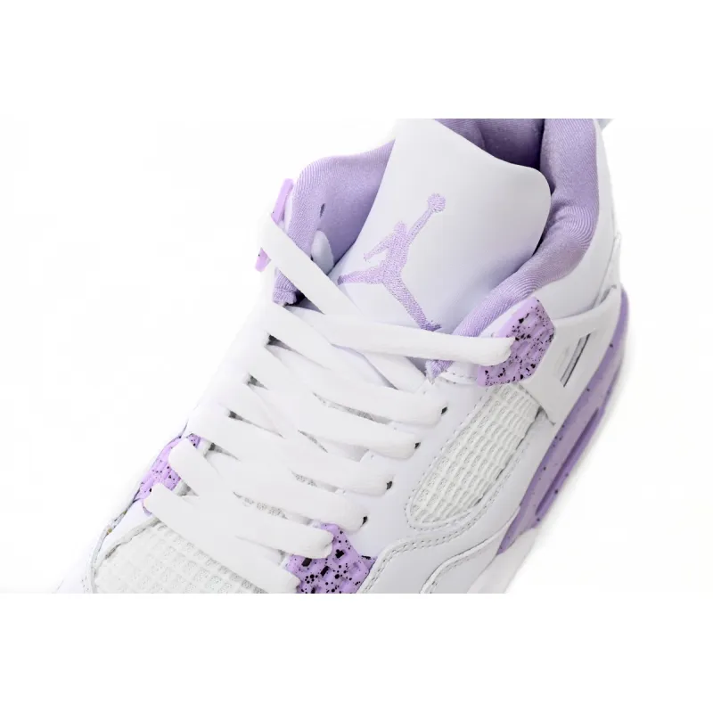Air Jordan 4 White Purple CT8527-115