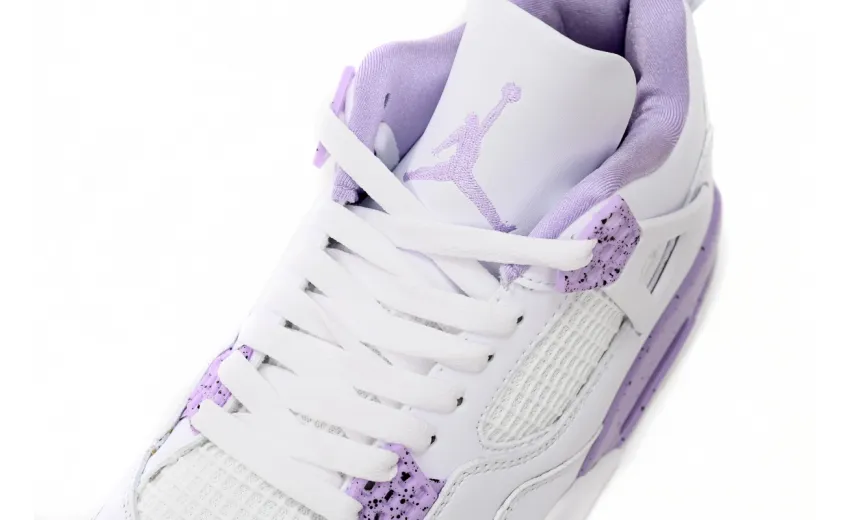 Air Jordan 4 White Purple CT8527-115