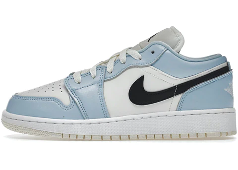 Bstsneaker-Jordan 1 Low Ice Blue Black 554723-401