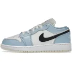 Jordan 1 Low Ice Blue Black 554723-401