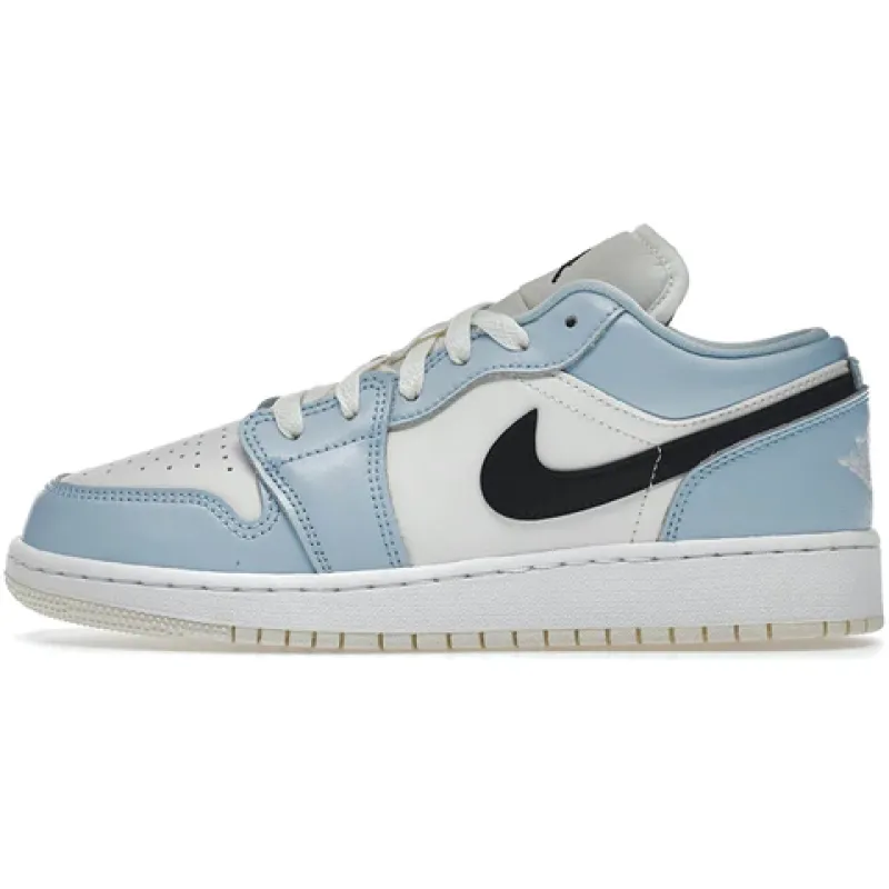 Jordan 1 Low Ice Blue Black 554723-401