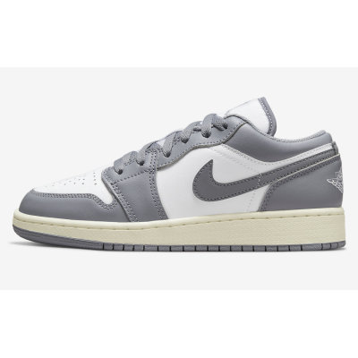 Bstsneaker-Air Jordan 1 Low Vintage Stealth Grey 553558-053 01