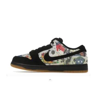 Bstsneaker-Nike SB Dunk Low Supreme Rammellzee FD8778-001 01