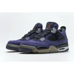 Bstsneaker-Travis Scott x Air Jordan 4 Retro Purple 766302