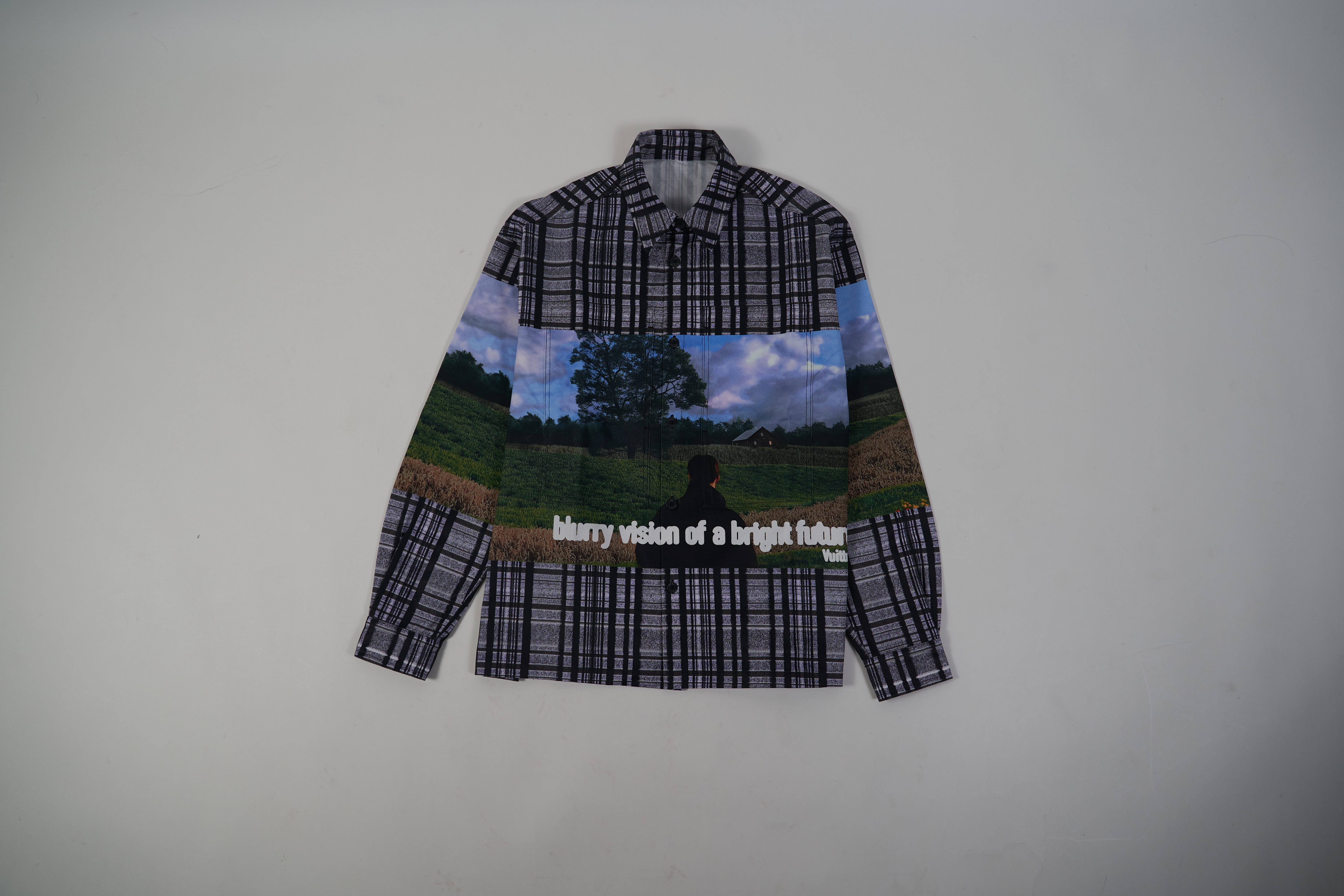 Bstsneaker-Printed Cotton Long Sleeves Overshirt 1ABY24