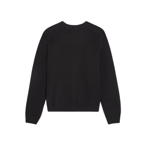Bstsneaker-Triomphe Crew Neck Cashmere Black Sweater 2AC85048T.38OW