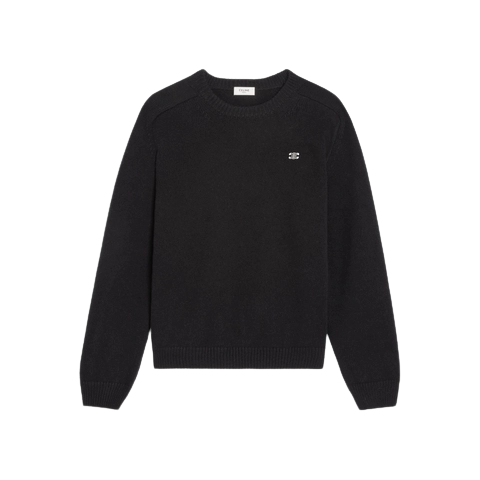 Bstsneaker-Triomphe Crew Neck Cashmere Black Sweater 2AC85048T.38OW