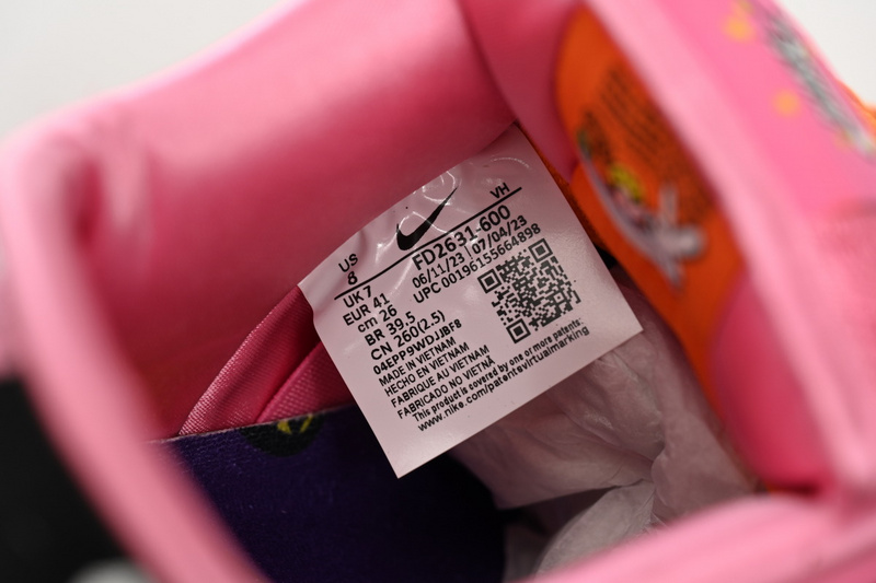 Bstsneaker-The Powerpuff Girls x Nike SB Dunk Low Blossom FD2631-600