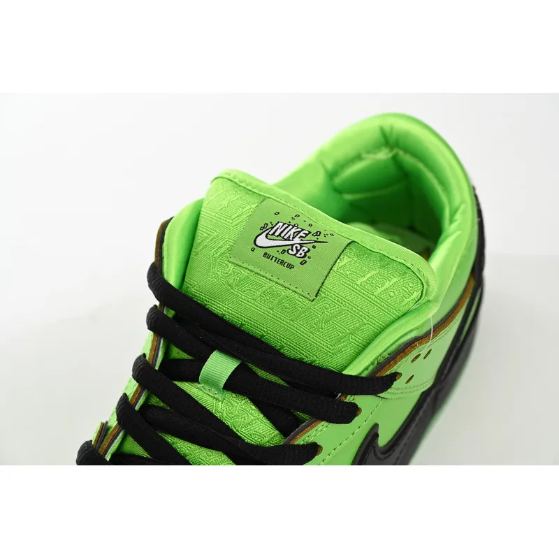 The Powerpuff Girls x Nike SB Dunk Low Buttercup FZ8319-300