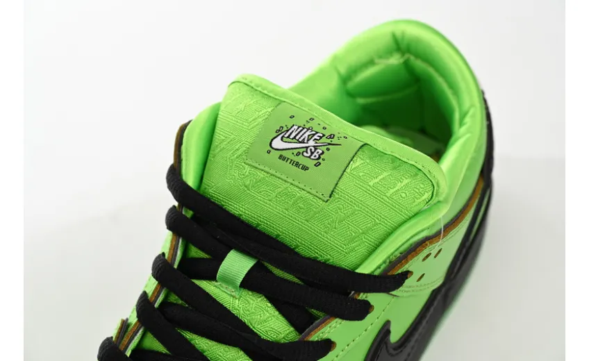 Bstsneaker-The Powerpuff Girls x Nike SB Dunk Low Buttercup FZ8319-300