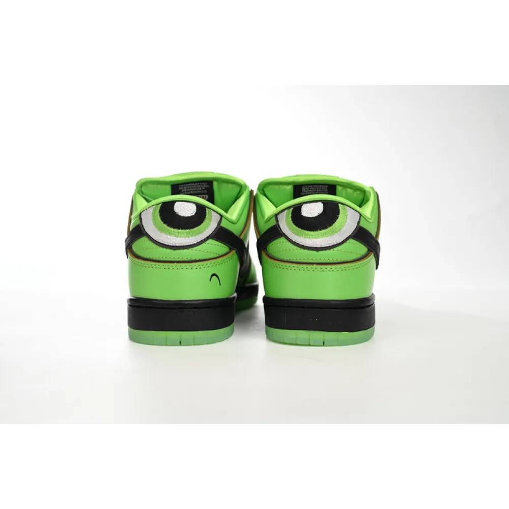 Bstsneaker-The Powerpuff Girls x Nike SB Dunk Low Buttercup FZ8319-300