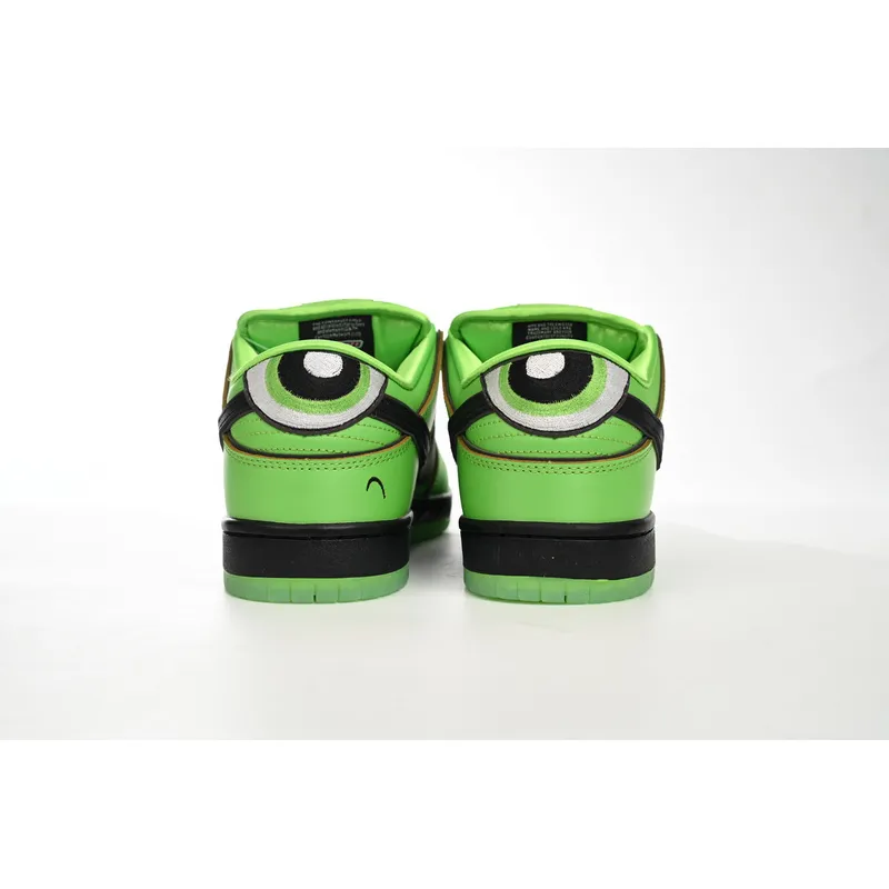 The Powerpuff Girls x Nike SB Dunk Low Buttercup FZ8319-300