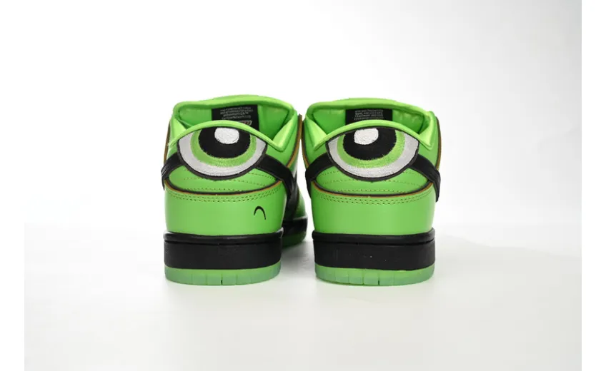 Bstsneaker-The Powerpuff Girls x Nike SB Dunk Low Buttercup FZ8319-300
