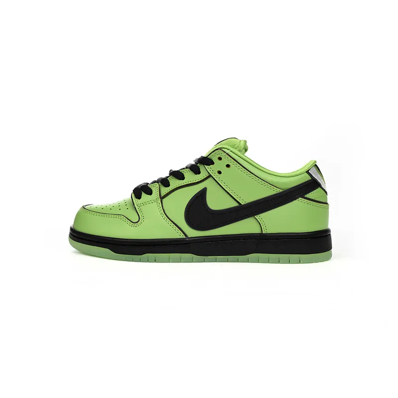 The Powerpuff Girls x Nike SB Dunk Low Buttercup FZ8319-300