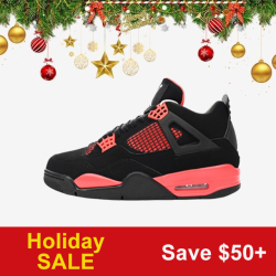 {Holiday Sale}Air Jordan 4 Red Thunder CT8527-016