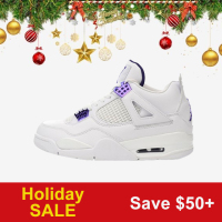 {Holiday Sale}Air Jordan 4 Retro Metallic Purple CT8527-115 