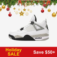 {Holiday Sale}Air Jordan 4 Retro White Cement (2016) 840606-192