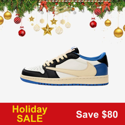 {Holiday Sale} Air Jordan 1 x Fragment x Travis Scott DM7866-140 
