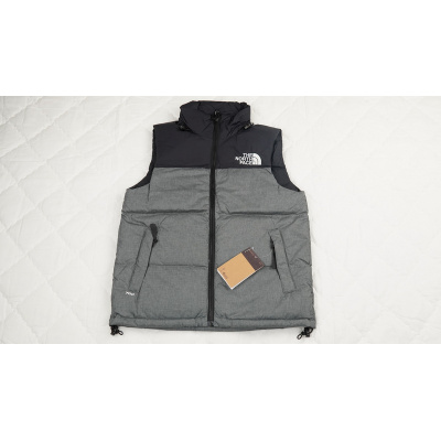 The North Face Yellow Color Grey Vest Jackets